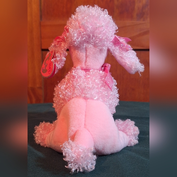 NWT Vintage 2005 TY "Pinky Poo" Pink Poodle - Picture 4 of 8